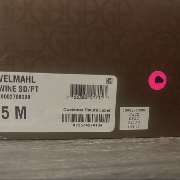 Giani Bernini Burgundy Mary Jane Women's Shoes - Picture 6 of 7